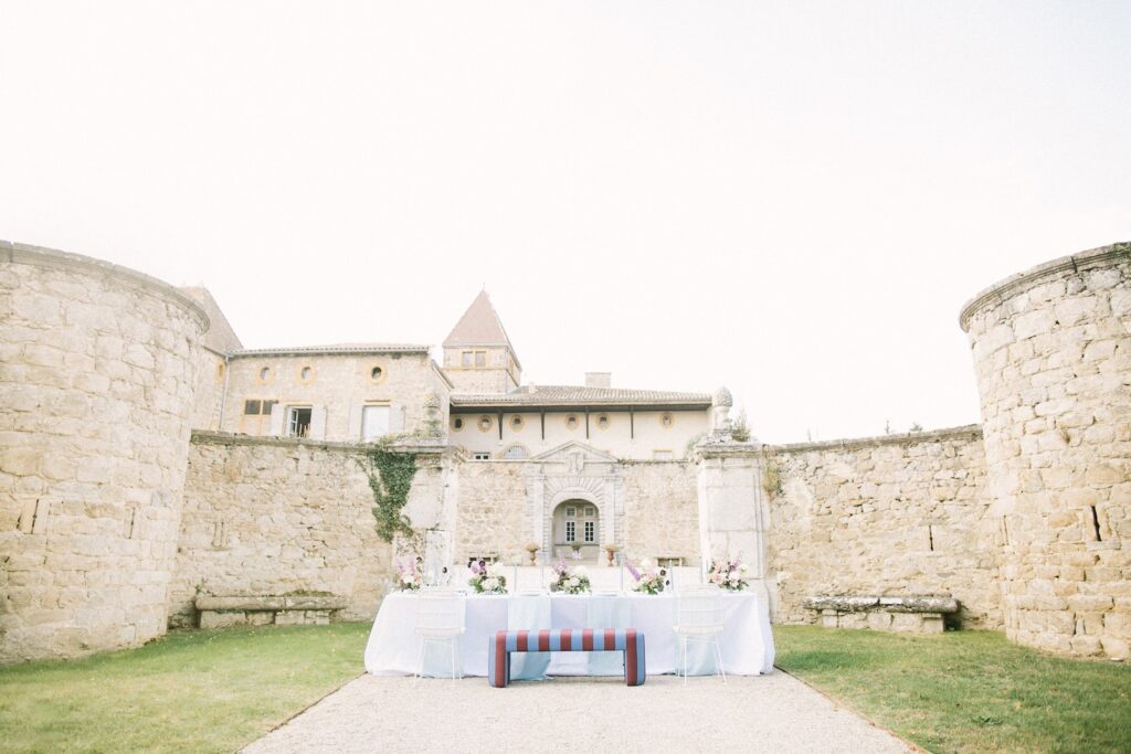 lieu mariage table decoration